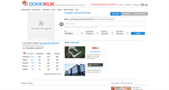 Desktop Screenshot of domoklik.pl
