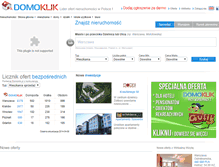 Tablet Screenshot of domoklik.pl